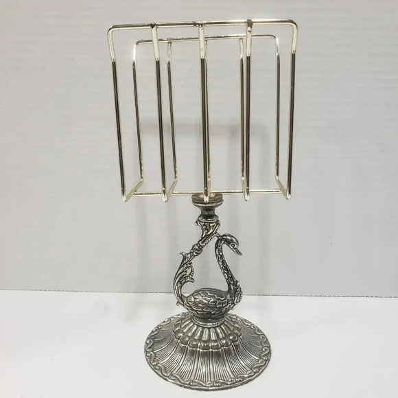 ornate swan Other - Vintage  Metal Ornate Swan Napkin Holder.